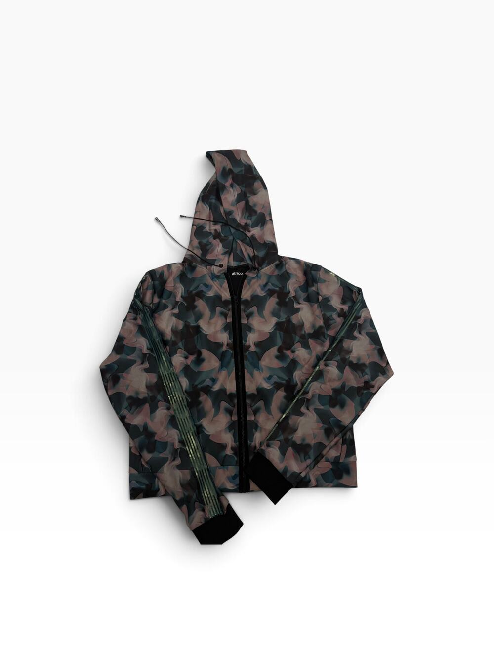 Ultracor Micro Camo Air Jacket Women's S Iridescent Stripe Full Zip NWOT